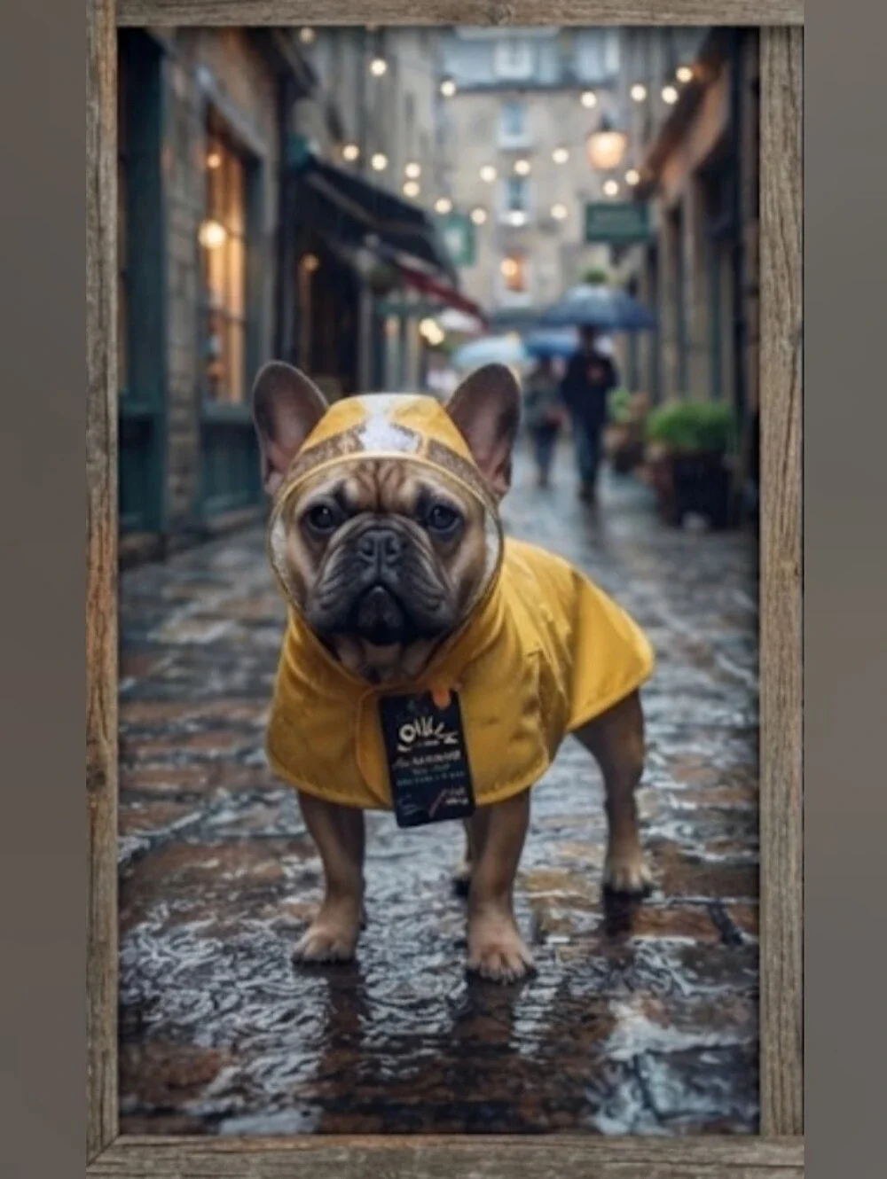 PET RAINCOAT Yellow Size Small NWT